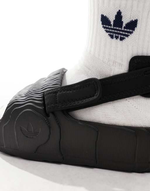adidas Originals – Adilette 22 XLG – Czarne klapki | ASOS