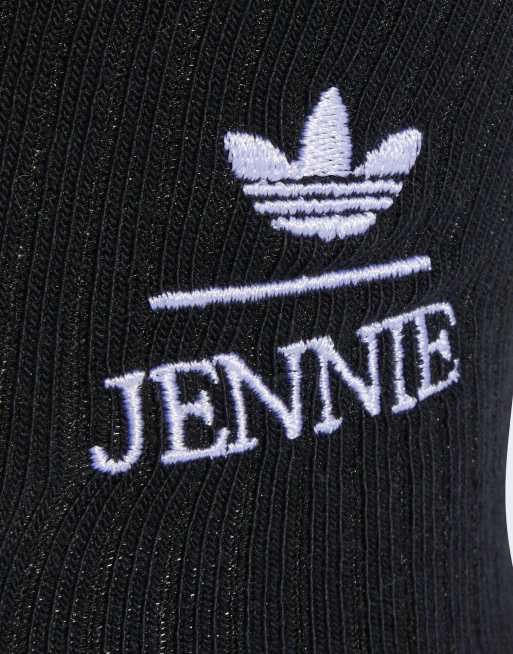 adidas Originals Adiluna season 2 x jennie Cut-out-Sock 1er-Pack in Schwarz, 3 von 4