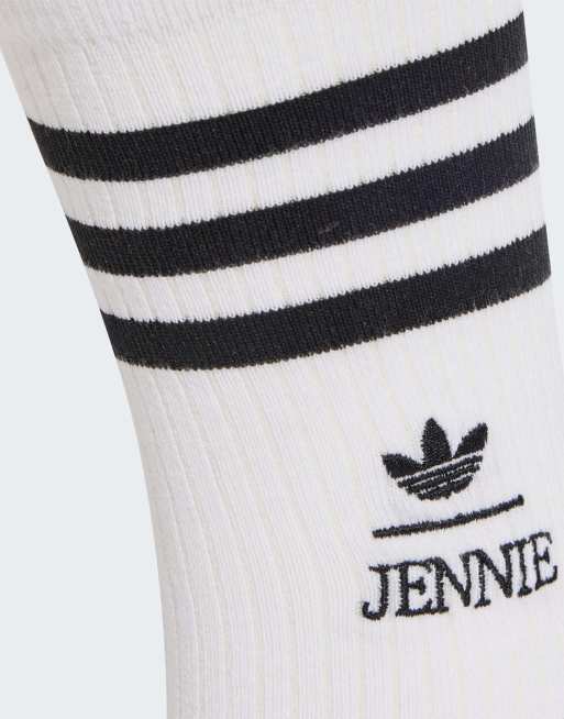 adidas Originals Adiluna season 2 x jennie Cut-out-Sock 1er-Pack in Weiß, 3 von 4