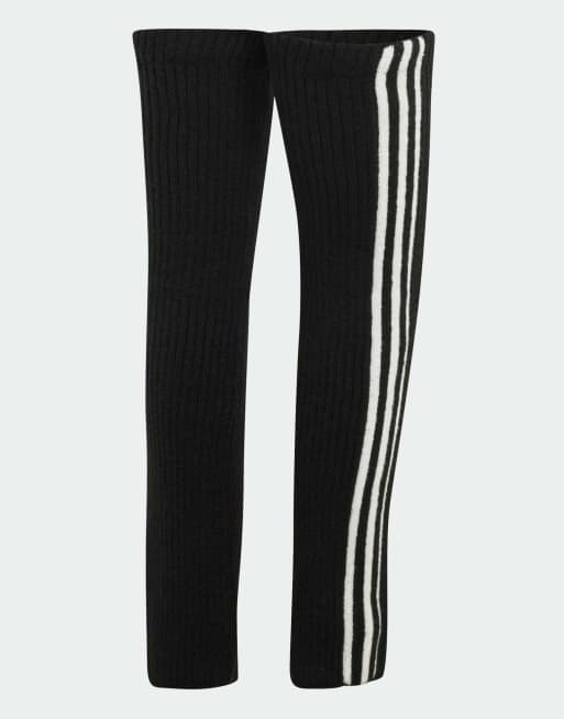 adidas Originals Adiluna season 2 x jennie kniehohe Beinstulpen in Schwarz / Weiß, 2 von 4