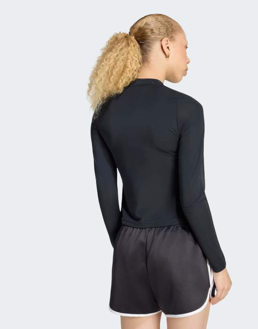 adidas Originals Adiluna season 2 x jennie transparentes Langarmshirt in Schwarz, 2 von 4