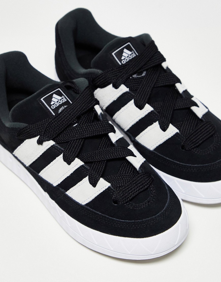 Adimatic 2000 sneakers in white and black