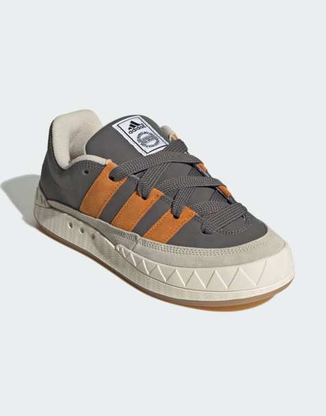 adidas Originals – Adimatic – Buty w kolorze szarym, pomarańczowym i beżowym - view 1