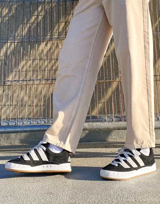 adidas Originals Adimatic sneakers in black | ASOS