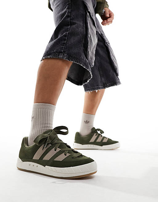 adidas Originals Adimatic sneakers in khaki