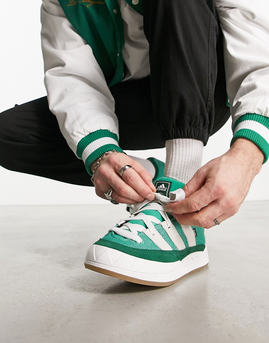 adidas Originals adimatic trainers in green