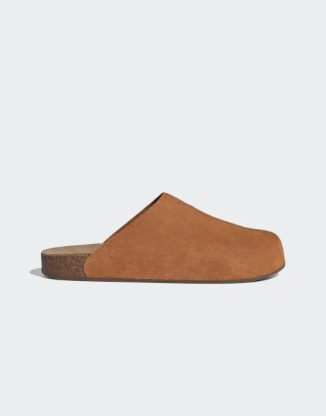 adidas Originals – Adimule – Mörkorange tofflor - view 1