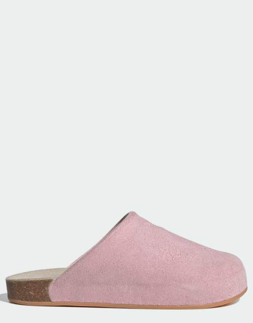 adidas Originals – Adimule – Rosa, beige tofflor