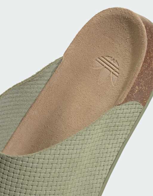 adidas Originals – Adimule – Slider in Grün, 4 von 5