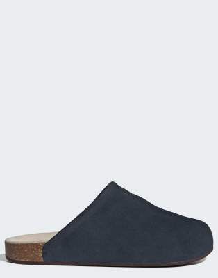 adidas Originals - Adimule - Slider in Marineblau und Beige