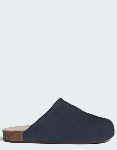 adidas Originals – Adimule – Slider in Marineblau und Beige - view 1