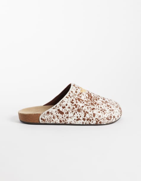 adidas Originals – Adimule – Slider mit Kuhfellmuster - view 1