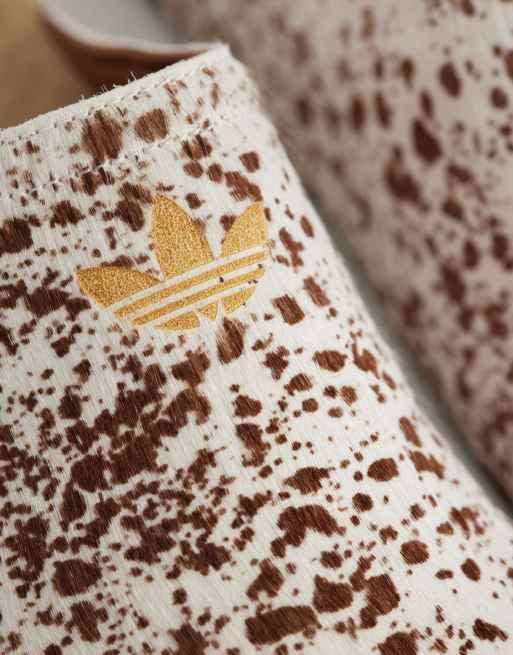 adidas Originals – Adimule – Slider mit Kuhfellmuster , 4 von 5