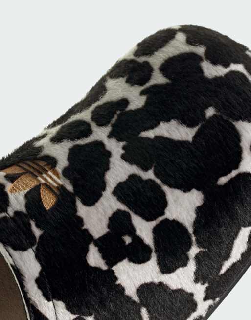 adidas Originals – Adimule – Slider mit Kuhfellmuster, 4 von 4