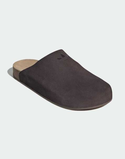 adidas Originals Adimule slides in dark brown - view 1