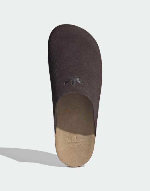 adidas Originals Adimule slides in dark brown