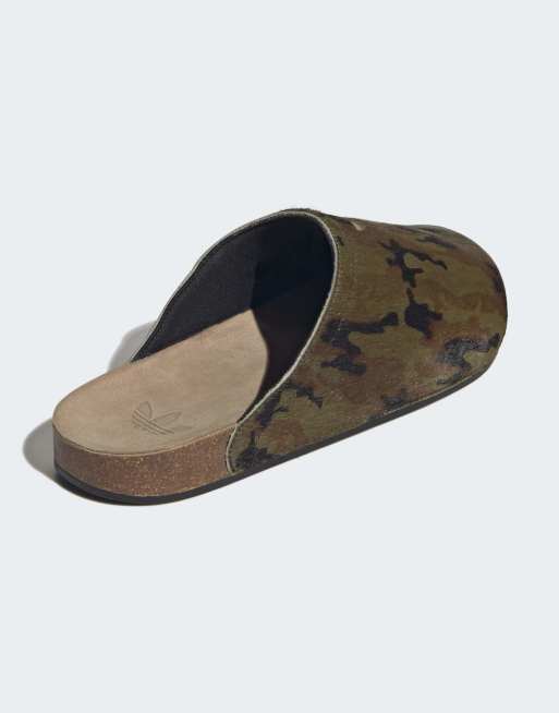 adidas Originals Adimule slides in khaki camo print, 4 of 4