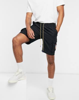 adidas cargo shorts black