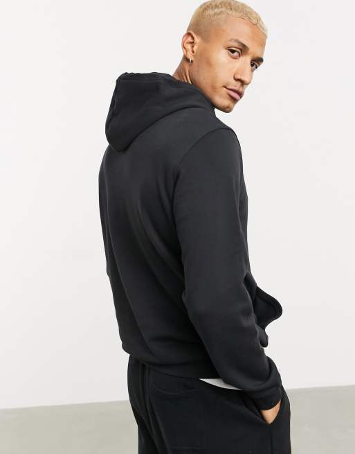 Adidas originals adiplore hoodie with chest print in black new arrivals