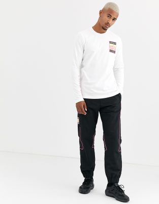 adidas originals arm print sweatshirt