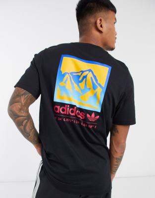 adidas back print t shirt