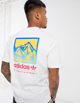 adidas back print t shirt