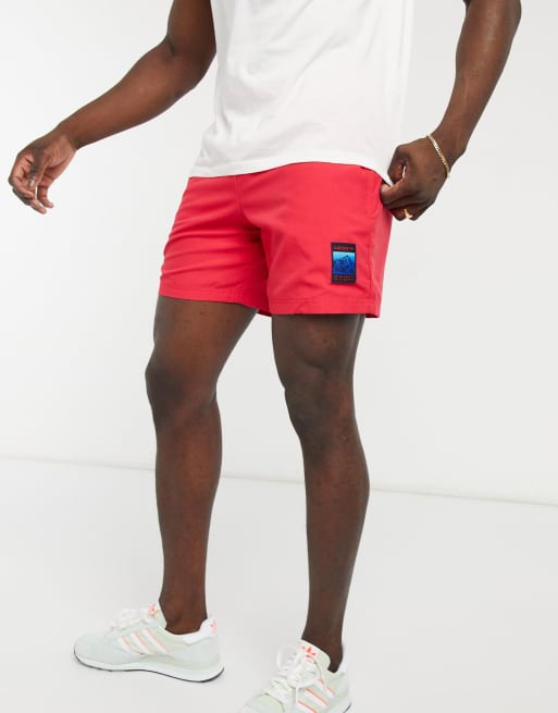 adidas Originals adiplore woven shorts in pink | ASOS