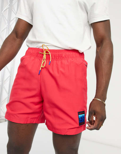 adidas Originals adiplore woven shorts in pink | ASOS