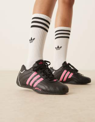 adidas Originals - AdiRacer - Baskets basses - Noir et rose