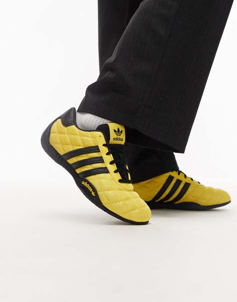 adidas Originals – AdiRacer – Gula och svarta träningsskor - view 1