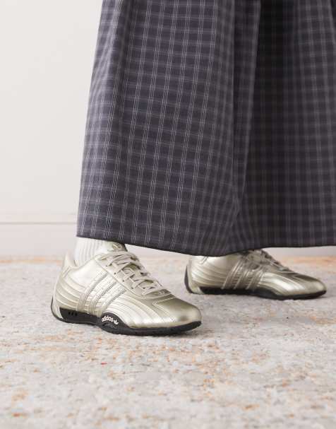 adidas Originals Adiracer lo shoes in alumina / alumina / alumina - view 1