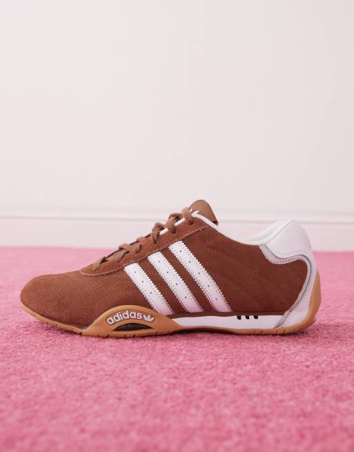adidas Originals AdiRacer Low trainers brown and white | ASOS