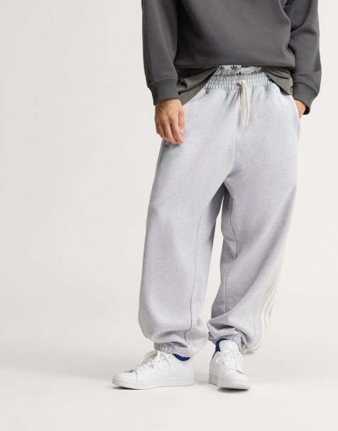 adidas Originals Adisignature ny pantalon de jogging gris chiné clair - view 1