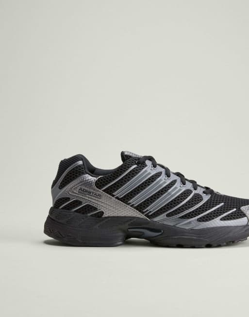 adidas Originals Adistar Control 3 Sneaker in Schwarz und Metallic-Grau, 2 von 7