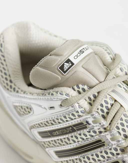 adidas Originals Adistar Control 5 baskets blanches et argentées, 4 de 5
