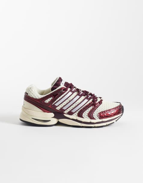 adidas Originals Adistar Control 5 baskets en blanc cassé et bordeaux - view 1