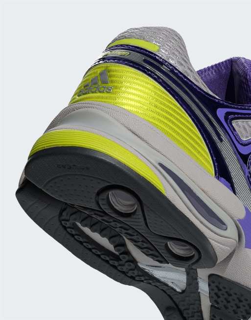 adidas Originals Adistar Control 5 Sneaker in Lila und Neon-Gelb, 4 von 4