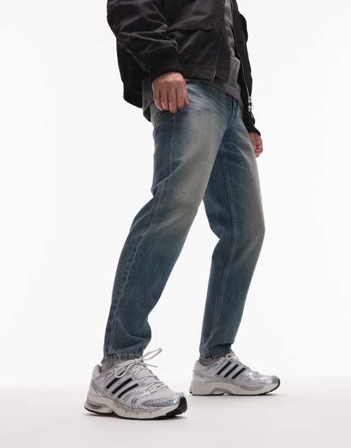 adidas Originals – Adistar Control 5 – Sneaker in Silber mit den drei Streifen in Schwarz, 5 von 5