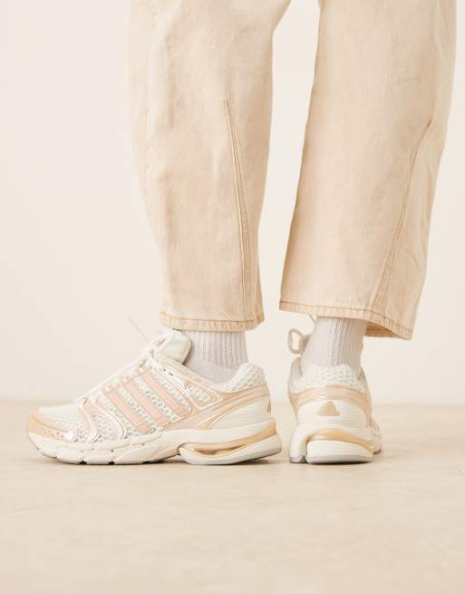 adidas Originals – Adistar Control 5 – Sneaker in Weiß und Hellrosa, 4 von 5