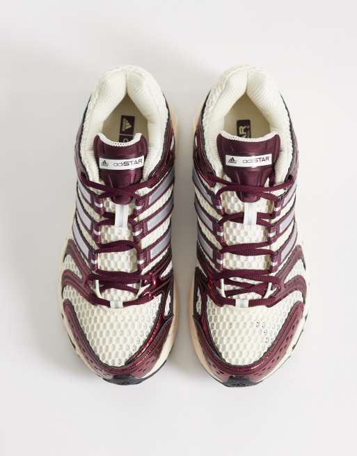 adidas Originals Adistar Control 5 Sneaker in Wollweiß und Burgunderrot, 2 von 5