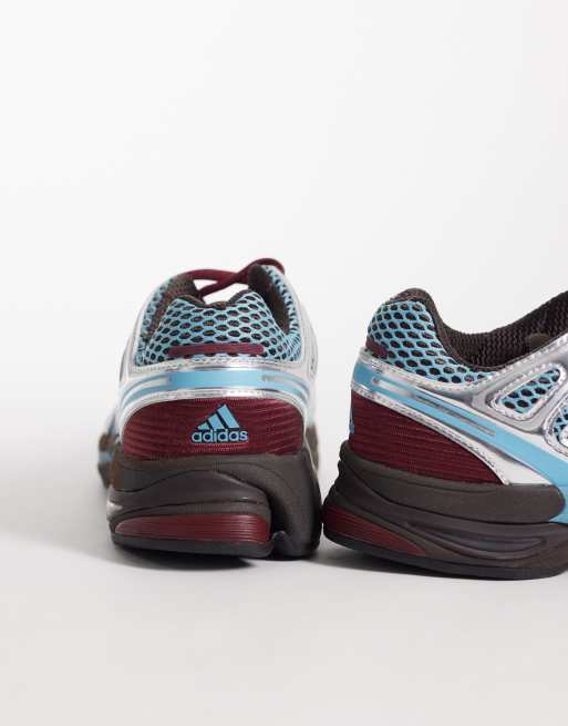 adidas Originals - Adistar Control 5 - Sneakers bordeaux e argento , 4 di 5