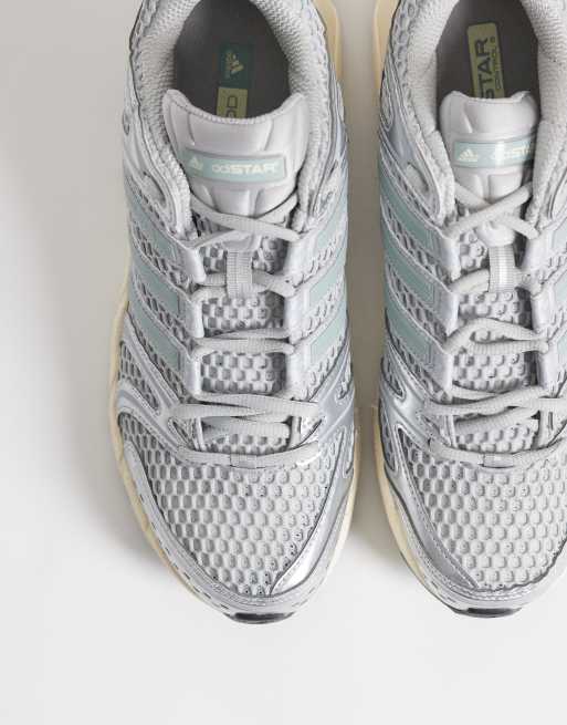 adidas Originals - Adistar Control 5 - Sneakers color argento e blu , 2 di 5