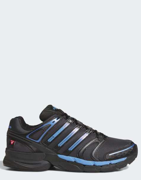 adidas Originals Adistar Control 5 sneakers in zwart en blauw - view 1