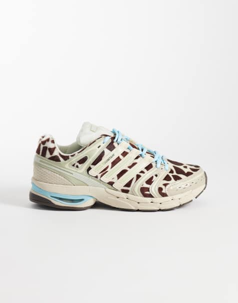 adidas Originals Adistar Control 5 sneakers with giraffe print detail in beige - view 1