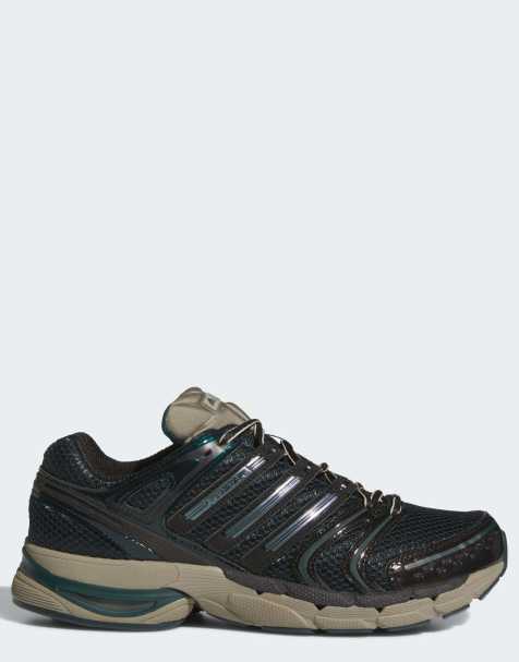 adidas Originals Adistar control 5 trainers in black and beige - view 1