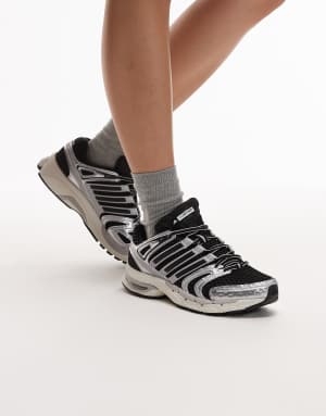 adidas Originals Adistar Control 5 trainers in black and silver