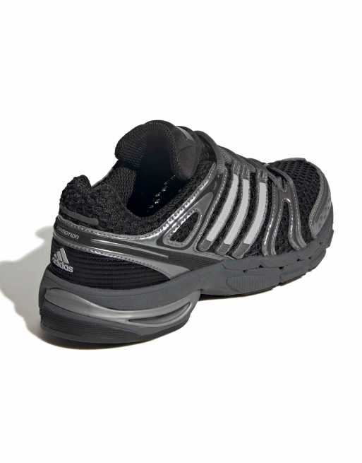 adidas Originals Adistar Control 5 trainers in black and silver, 4 of 5