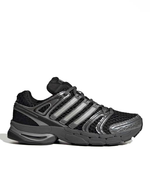 adidas Originals Adistar Control 5 trainers in black and silver, 5 of 5