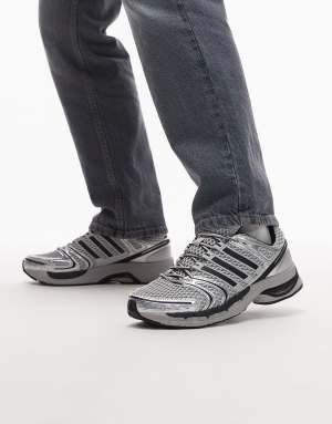 adidas Originals Adistar Control 5 trainers in silver and black