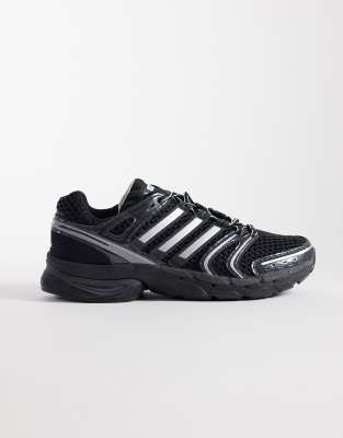  Adistar Control 5 trainers in triple black and silver 
